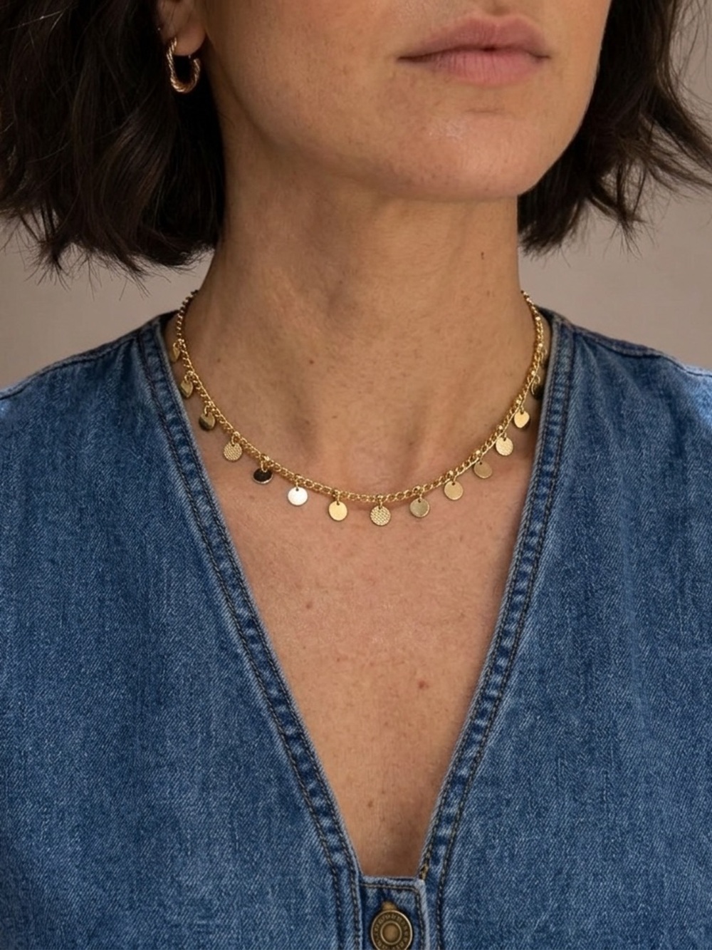 Coin Choker 18k Gold Plated BEST SELLER